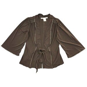 Vintage Y2K Max Studio Brown Cardigan